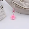 Colored Transparent Flower Keychain Pendant for Women Girls Fashion Exquisite Keychain Bag Decoration Accessories Friend Gift