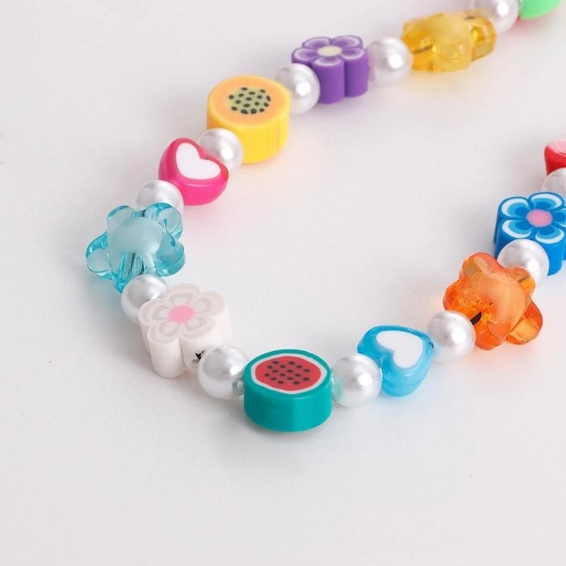 Colorful Beads Phone Lanyard Phone Strap Phone Jewelry Acrylic Material Fashion Phone Accessories for Women Girls Phones - Image 2
