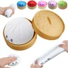 Colorful Simulated Dumpling Squishy Relaxing Relieve Anxiety Antistress Enhance Happiness Reusable Rebound Squeeze Reliever Toy