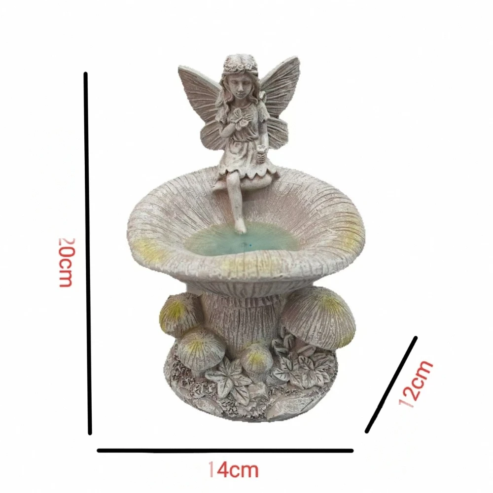 Creative Flower Fairy Solar Night Light Statue Outdoor Waterproof Resin Garden Decorative Ornament for Courtyard - Image 6