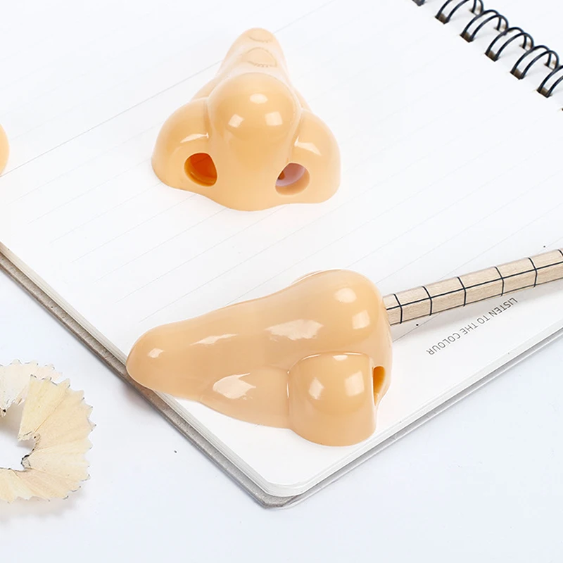 Creative Nose Pencil Sharpeners Funny Pencil Cutting Tools School Supplies Student Stationery Classroom Teacher Rewards Gift - Image 3