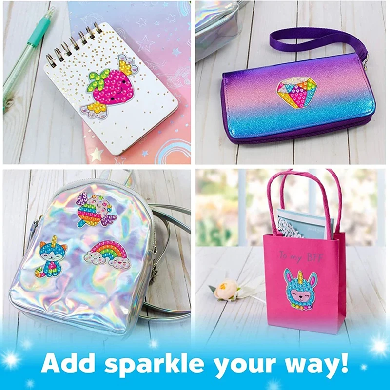 Creativity Big Gem Diamond Painting Kits Magical Stickers and Suncatcher DIY Diamond Art for Kids Girls Art Gift Ideas Toys - Image 6