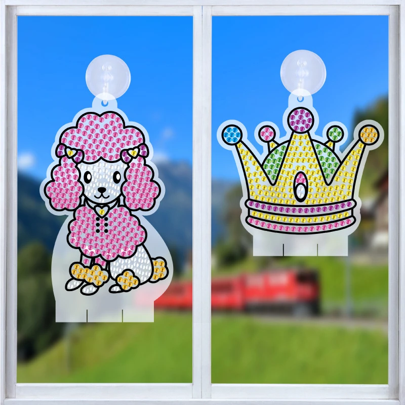 Creativity Big Gem Diamond Painting Kits Magical Stickers and Suncatcher DIY Diamond Art for Kids Girls Art Gift Ideas Toys - Image 5