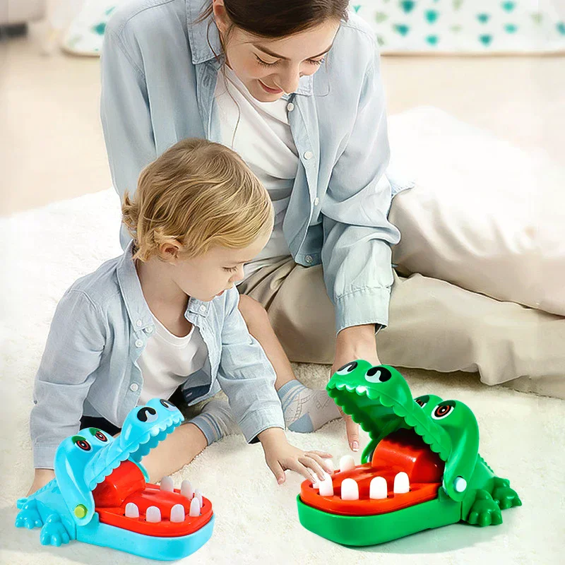Crocodile Teeth Toys Keychain Children's Crocodile Bites Fingers Reaction Training Dinosaurs Animal Game Family - Image 4