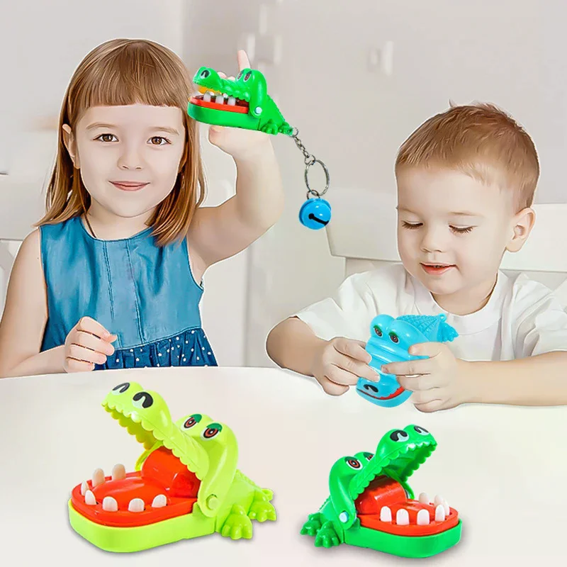 Crocodile Teeth Toys Keychain Children's Crocodile Bites Fingers Reaction Training Dinosaurs Animal Game Family - Image 3