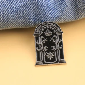 Crown & Tree Punk Enamel Pin - Cartoon Lapel Badge for Backpack DIY Jewelry Gift