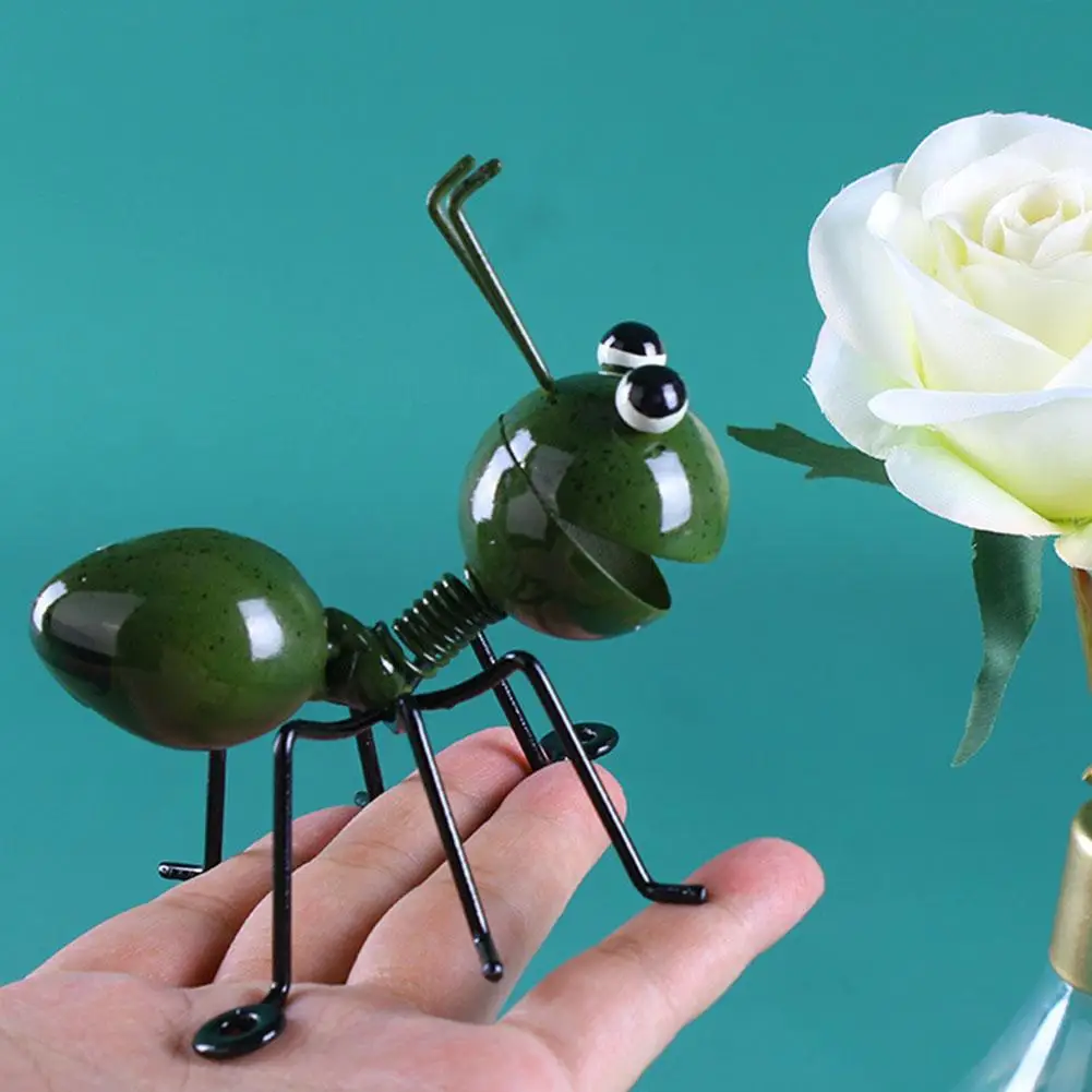 Cute Ant Statue Garden Decor Figure Stand Ant for Outdoor Yard Lawn Decoration Iron Ant Sculpture Home Desktop Decoration - Image 4