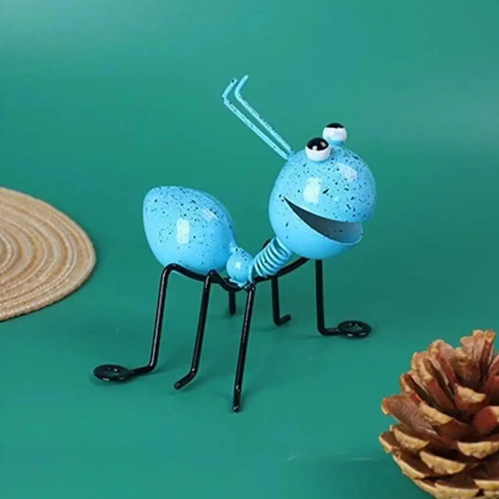 Cute Ant Statue Garden Decor Figure Stand Ant for Outdoor Yard Lawn Decoration Iron Ant Sculpture Home Desktop Decoration - Image 3
