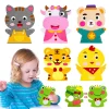 Cute Cartoon Animal Hand Puppet Children DIY Art Craft Toys Fine Motor Skill Training Sewing Lacing Hand Role Play Handmade Kits