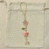 Cute Star Flower Phone Charm Strap Kawaii Ceramic Beaded Phone Lanyard Pastel Colors for Girls Bag Camera Pendant keychain