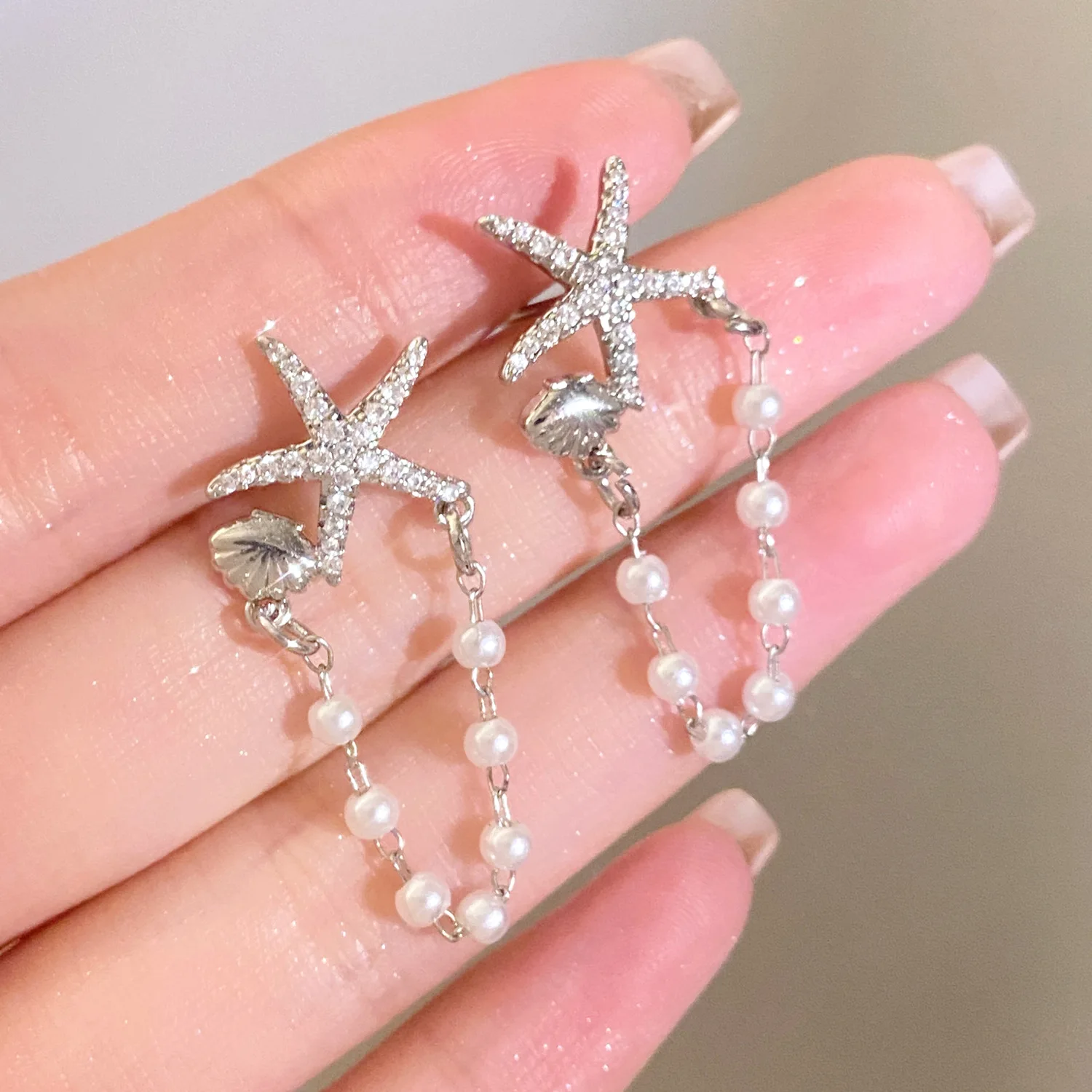 Cute Sweet Metal Shell Starfish Earrings Women Summer Bohemian Beach Trip Style Fashion Birthday Party Jewelry Gift - Image 5