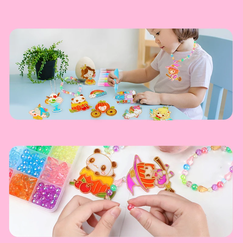 DIY Crystal Paint Arts And Crafts Set DIY Window Paint Art Pendant For Kids Suncatcher Kits Fun Party Activity Art Project - Image 5