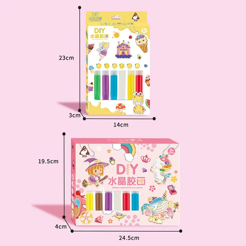 DIY Crystal Paint Arts And Crafts Set DIY Window Paint Art Pendant For Kids Suncatcher Kits Fun Party Activity Art Project - Image 6