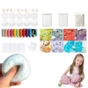 DIY Handmade Ball Stress Ball Making Kit Texture Handcrafted Party Anxiety Relief Fidget Toys Pinch The Material Pack