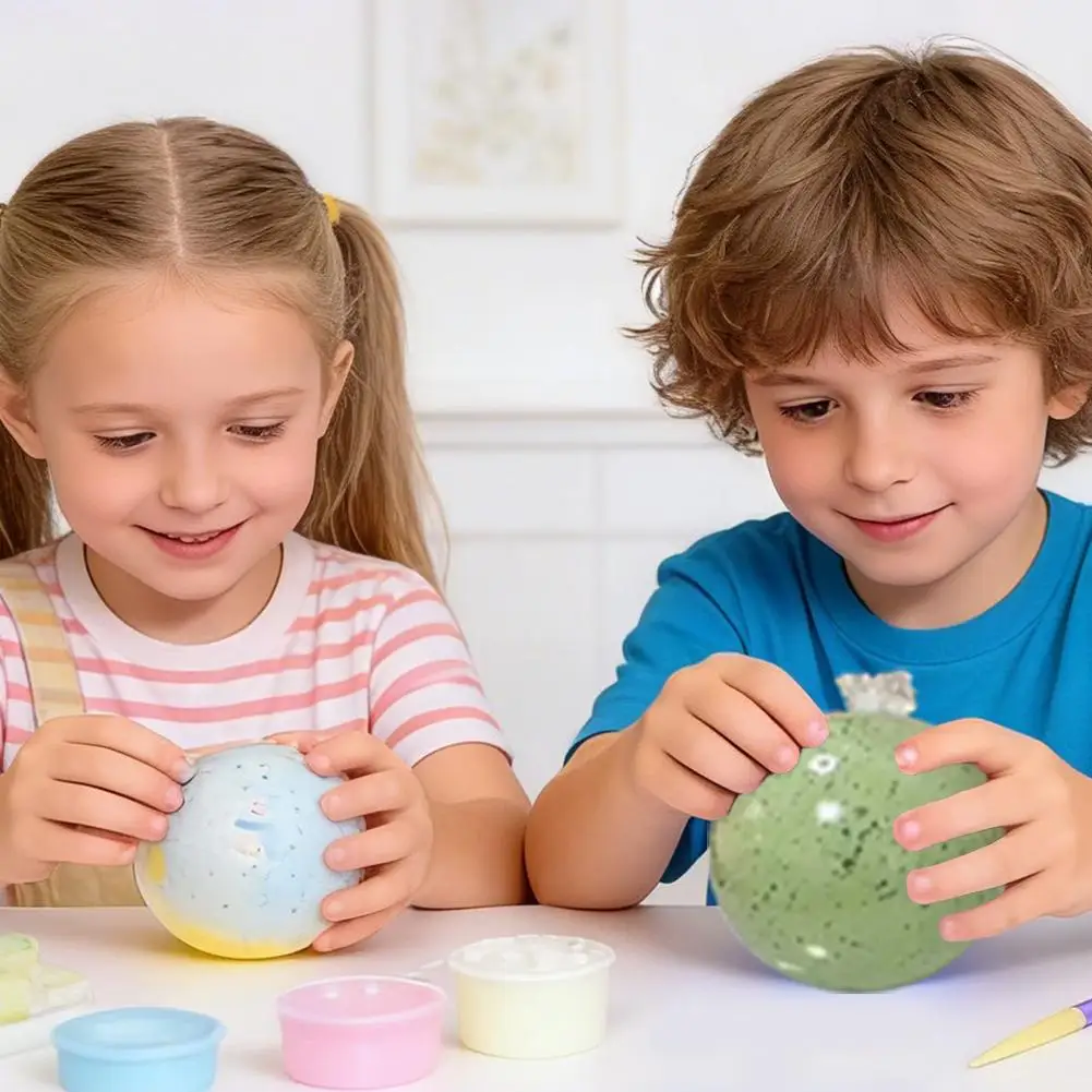 DIY Handmade Stress Relief Ball Craft Kit Handmade Stress-Relieving Toy Slow-Rebound Stress-Buster Divine Squeezing Fun Toy - Image 4