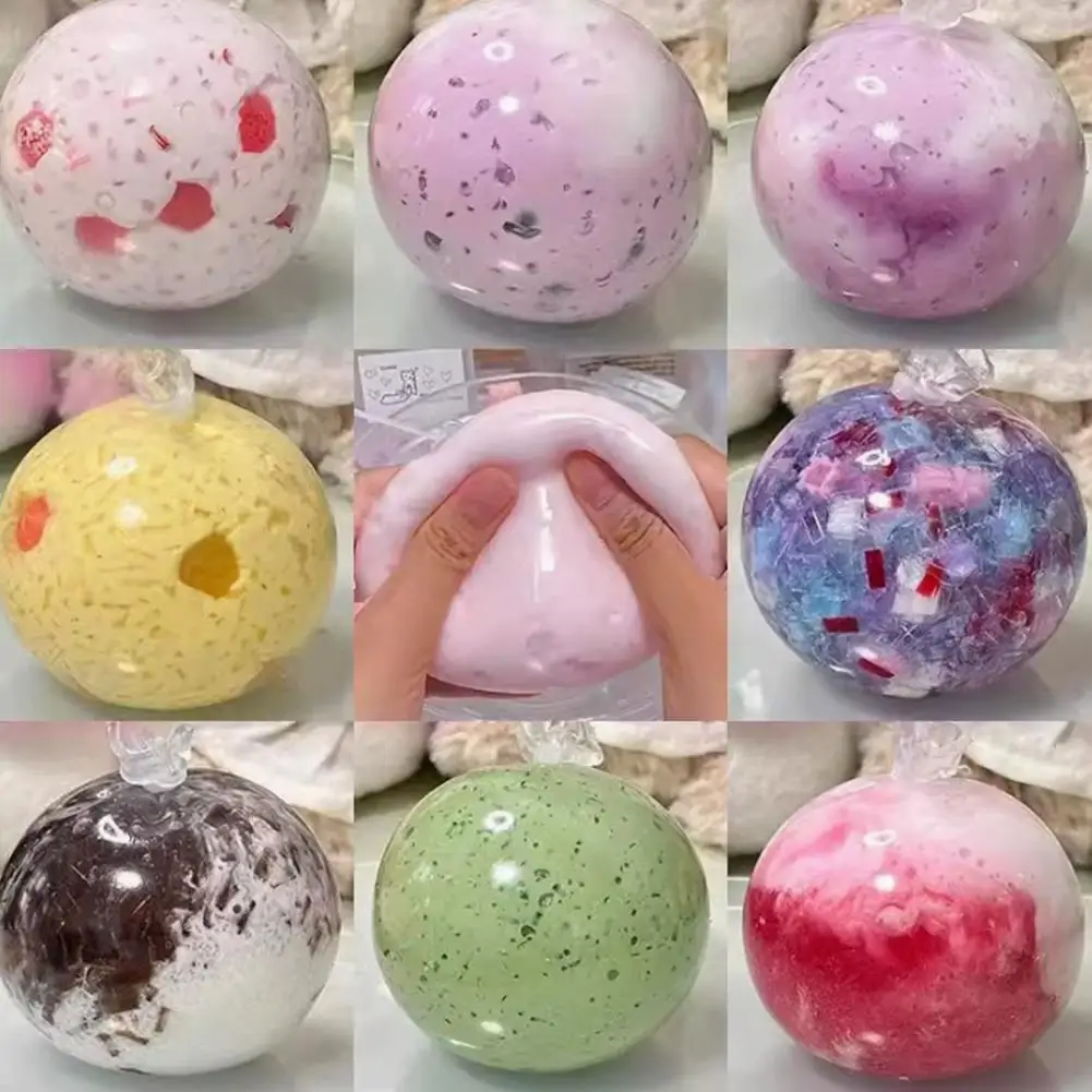DIY Handmade Stress Relief Ball Craft Kit Handmade Stress-Relieving Toy Slow-Rebound Stress-Buster Divine Squeezing Fun Toy - Image 3
