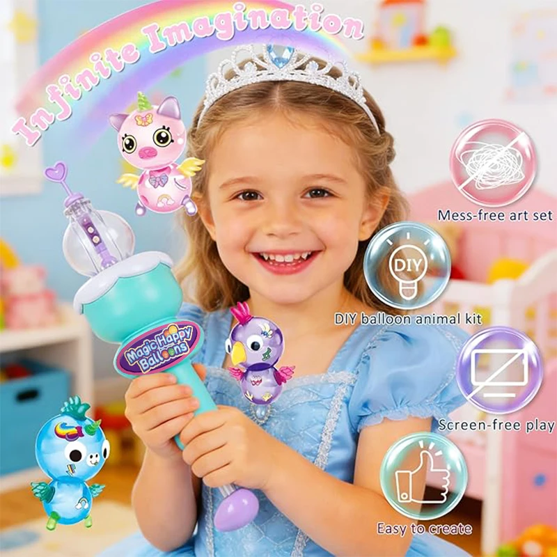 DIY Inflatable Toy Set Handmade Balloon Inflator Machine Assembly Educational Toys for Kids Fun Anti-Stress Craft Birthday Gifts - Image 5
