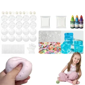 DIY Stress Ball Making Kit with Manual Tool Custom Fidget Ball Maker Set for Your Own Stress Relief Balls