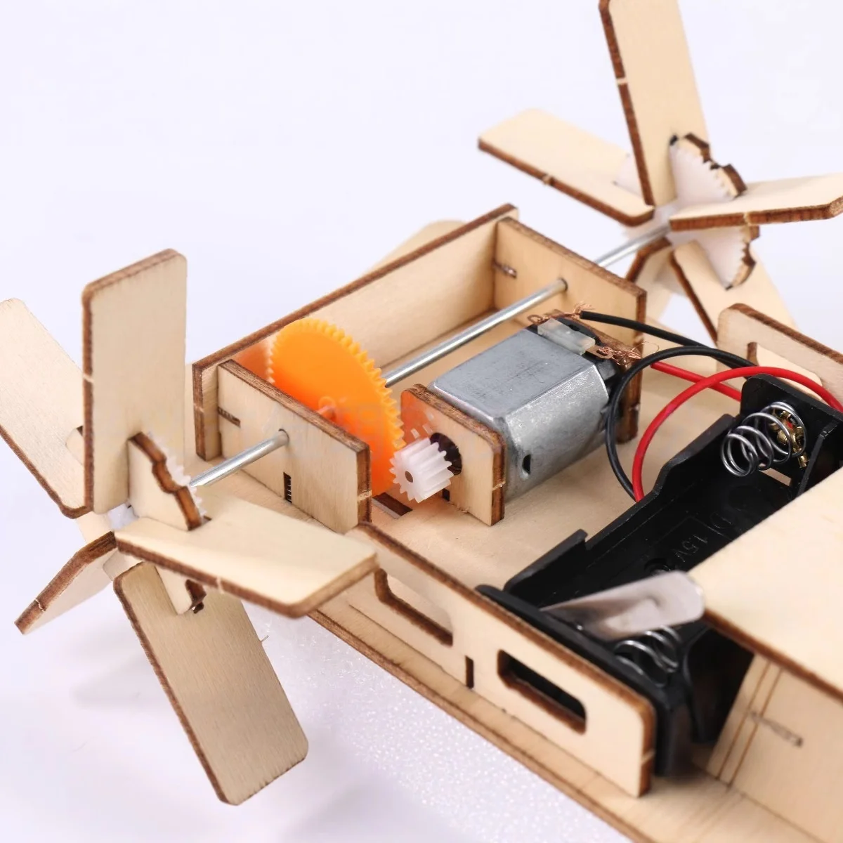DIY Wooden Ship Model Small Maker Material Gift Toy Science Experiment Set Assembly Material Packaging Toy Birthday Gift - Image 6