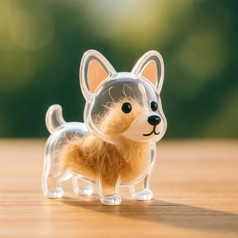 Dog Hair Storage Pendant Cute Keychain Bag Pendant Couple Car Key Chains Jewelry Souvenir Collection Gift Decoration Accessories - Image 6