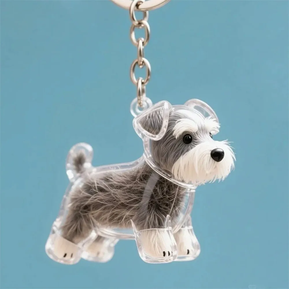 Dog Hair Storage Pendant Cute Keychain Bag Pendant Couple Car Key Chains Jewelry Souvenir Collection Gift Decoration Accessories - Image 4