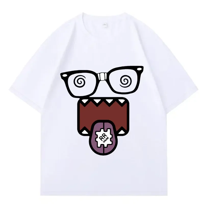 Domo Kun Funny Meme T Shirts Men's Women Clothes Classic Casual Tee Shirts Short Sleeve Summer T-shirt Tops Streetwear - Image 4