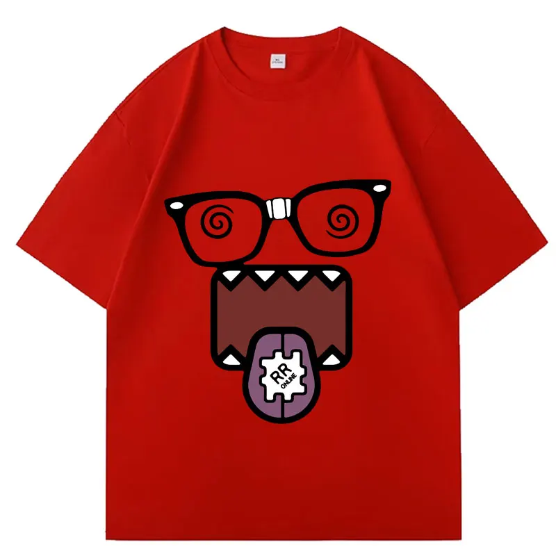 Domo Kun Funny Meme T Shirts Men's Women Clothes Classic Casual Tee Shirts Short Sleeve Summer T-shirt Tops Streetwear - Image 5