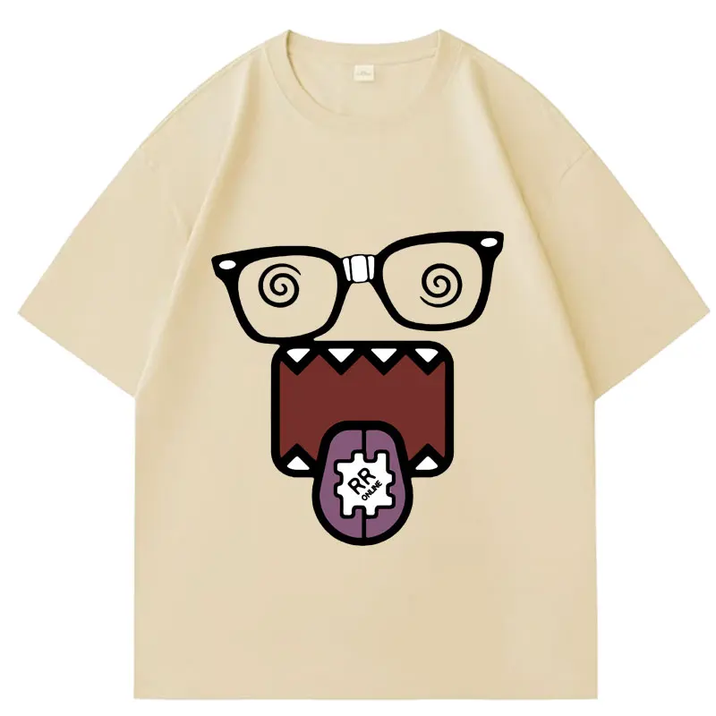 Domo Kun Funny Meme T Shirts Men's Women Clothes Classic Casual Tee Shirts Short Sleeve Summer T-shirt Tops Streetwear - Image 6