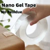 Double-sided Tape Heavy Duty For Repair Nano Tape Transparent Reusable Waterproof Adhesive Tracsless Decorative Tapes Home Tools