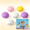 Dumpling Squishies Rainbow Dumpling Squeeze Ball Fidget Toy Mystery Blind Box Pinch Stress Relieve Slow Rebound Ornamnet