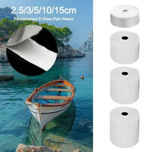 E-Glass 25/30/50/100/150mm Fiberglass Cloth Tape High Temperature Resistance Reinforcement E-Glass Plain Weave
