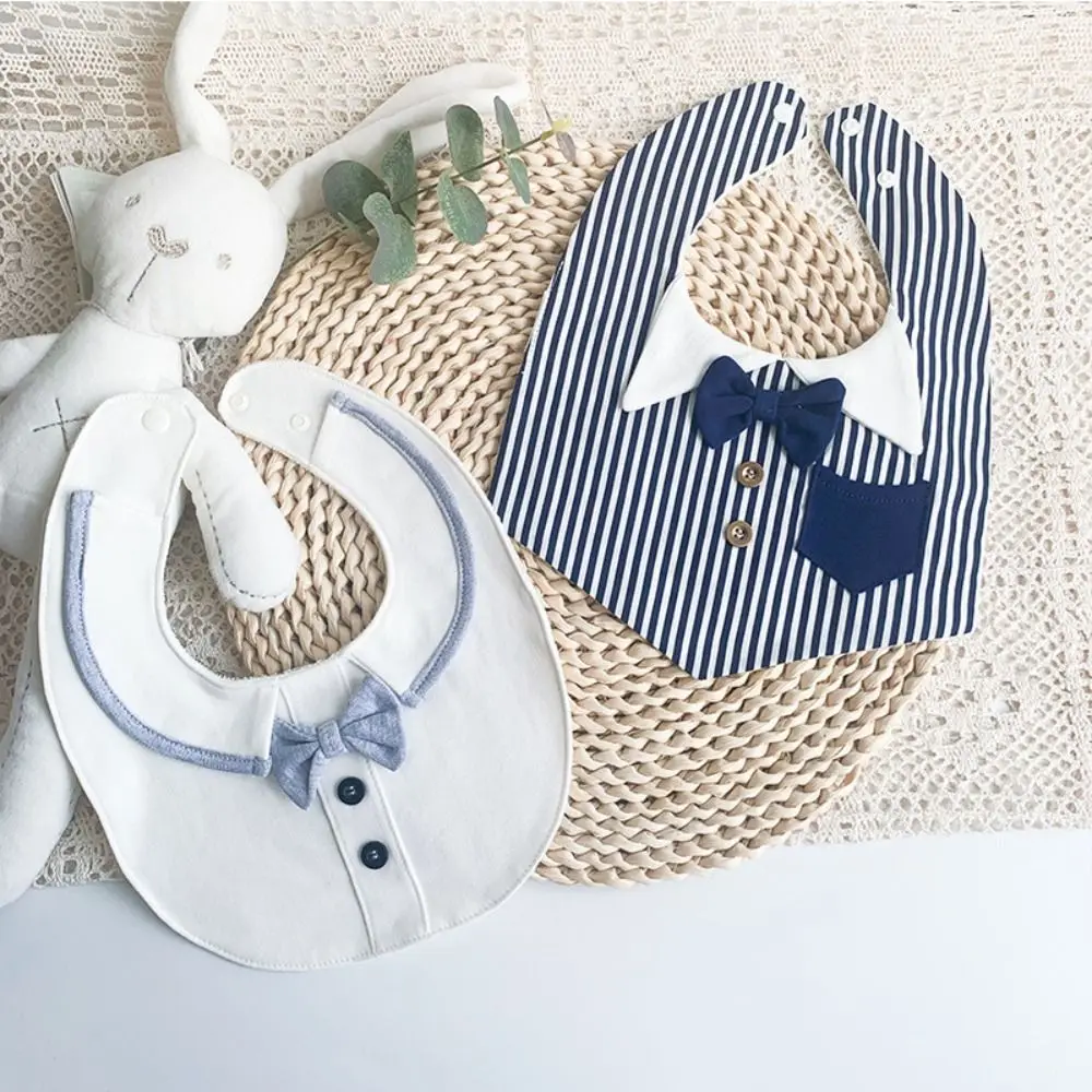 Fashion Cotton Baby Bib Waterproof Nordic Type Saliva Towel Bow Tie Bibs Baby Care - Image 4