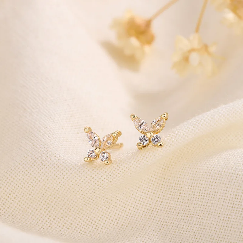 Fashion Earrings For Women Mini Candy Sweet Hypoallergenic Stud Ear Girls Minimalist Gold Color Flower Piercing Jewelry Gifts - Image 4