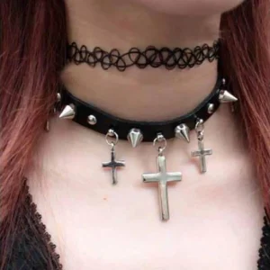 Fashion Gothic Jewellery Stretch Tattoo Choker Vintage Elastic Choker Necklace Retro Necklace Women's Necklace