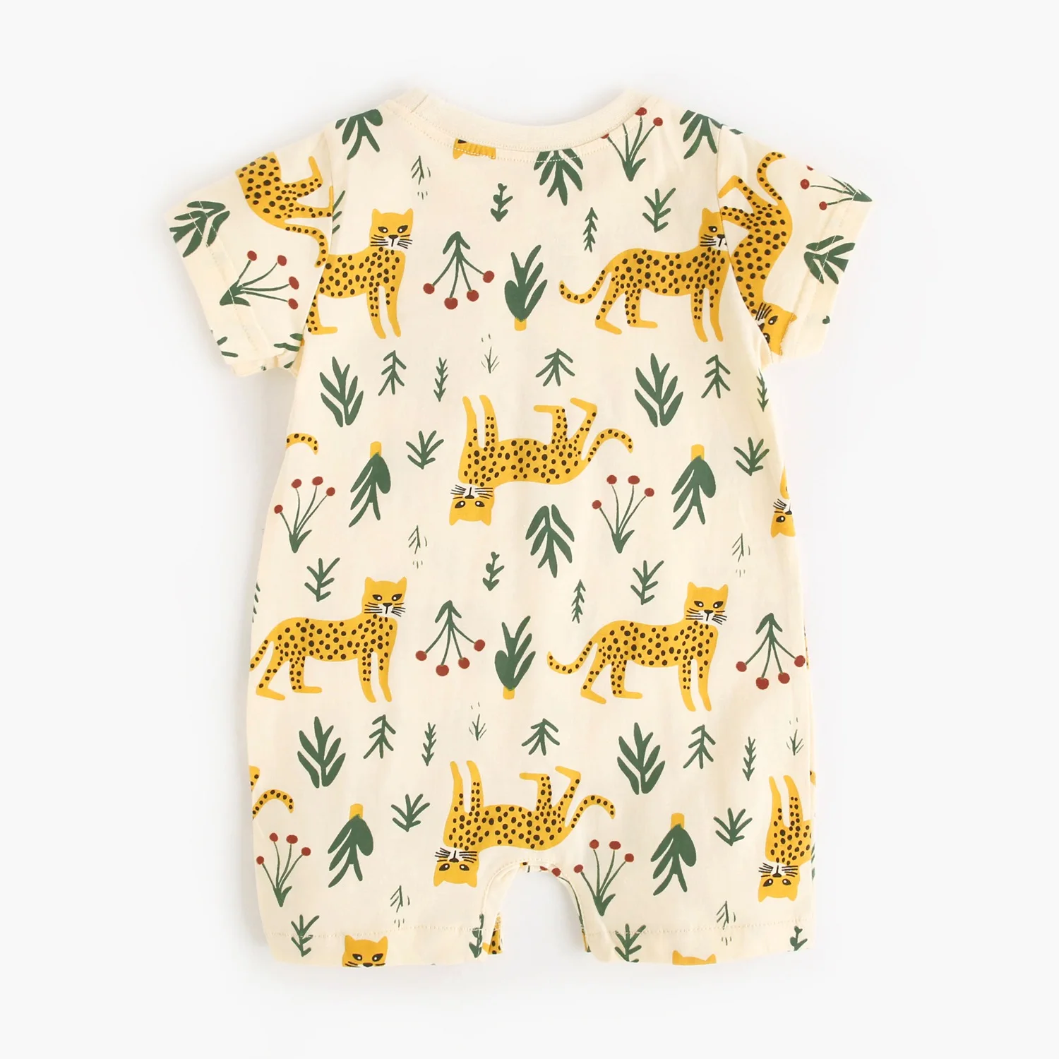 Fashion Infants Boys Animal Jumpsuits Toddlers Rompers Summer Short Sleeve Casual - Image 3
