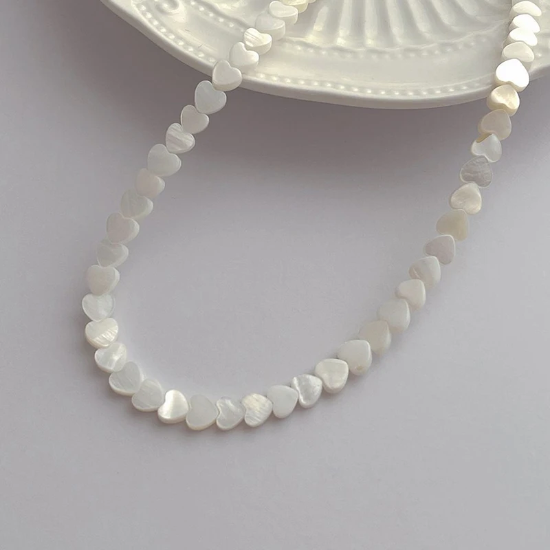 Fashion Jewelry One Layer Shell Heart Necklace For Women Girl Sweet Korean Temperament Celebration Gift Popular Style - Image 5