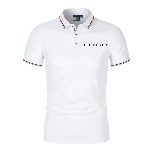 , Fashionable New Trend Hot Personalized Customized Men's and Women's DIY Team Polo Shirts - Image 2