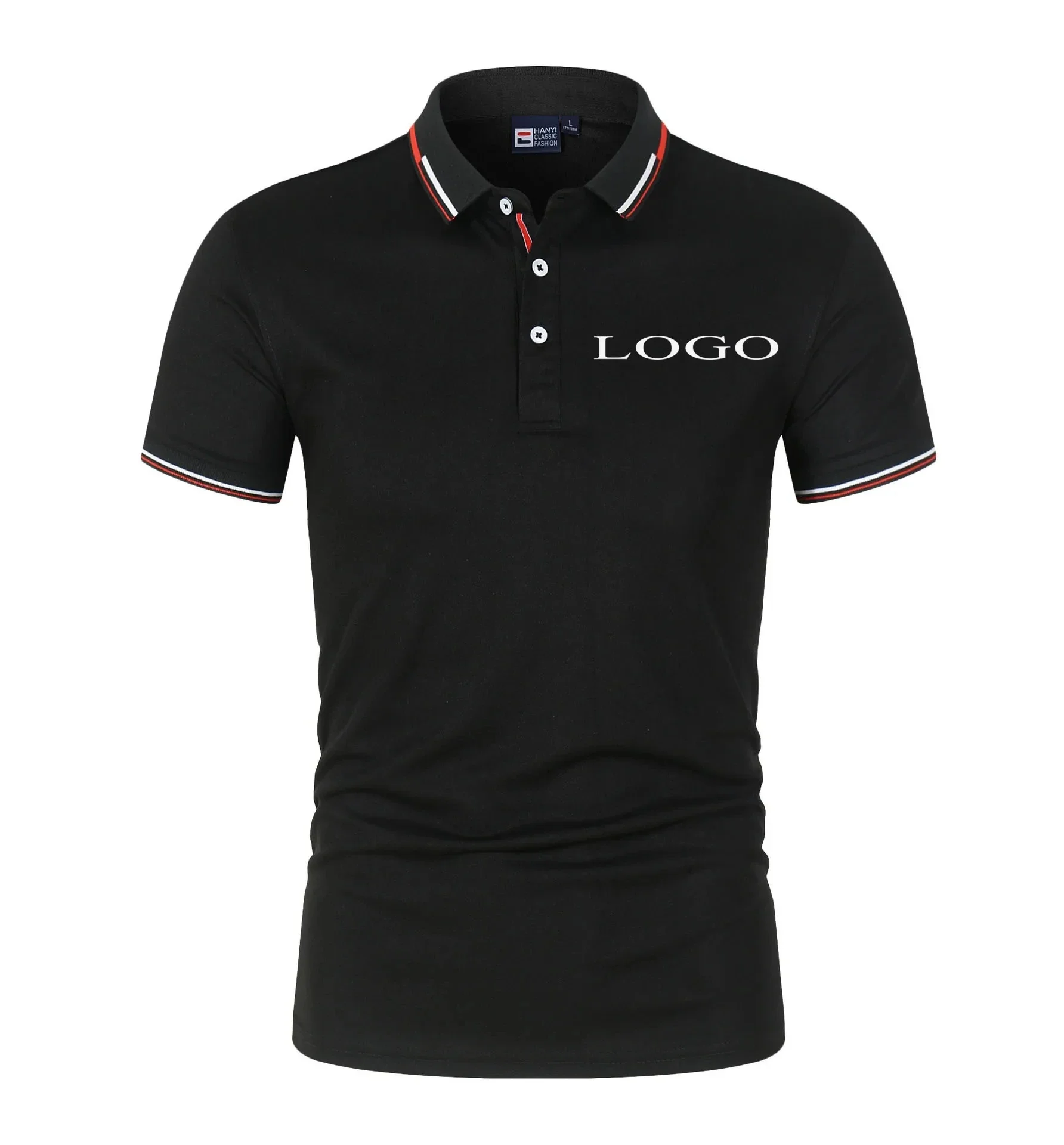 , Fashionable New Trend Hot Personalized Customized Men's and Women's DIY Team Polo Shirts - Image 3