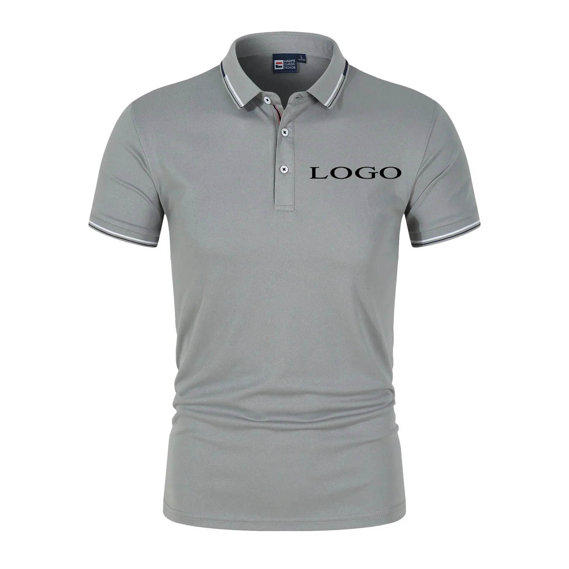 , Fashionable New Trend Hot Personalized Customized Men's and Women's DIY Team Polo Shirts - Image 5