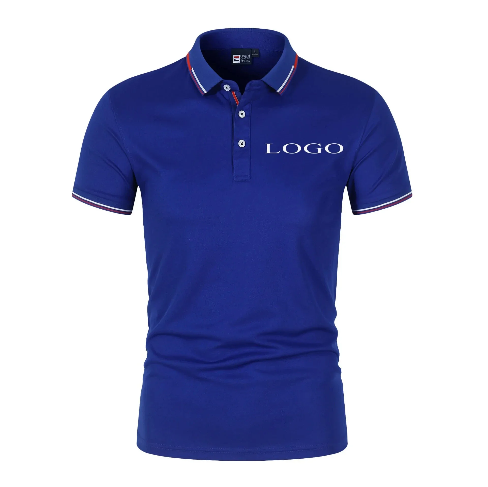 , Fashionable New Trend Hot Personalized Customized Men's and Women's DIY Team Polo Shirts - Image 4