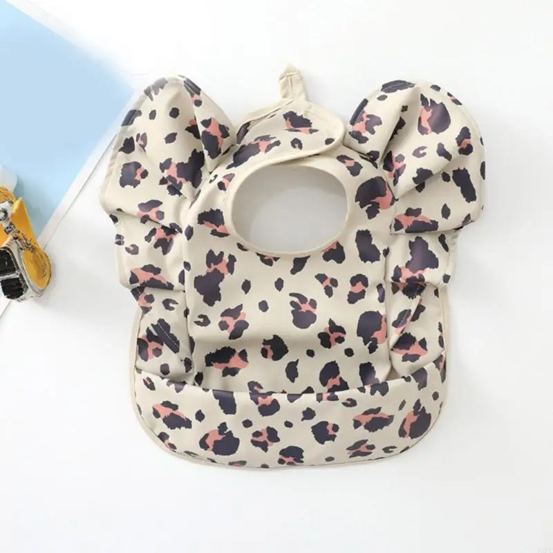 Fashionable Winged Baby Drooling Bib Wipeable Lightweight Polyester Burp Cloth - Image 3
