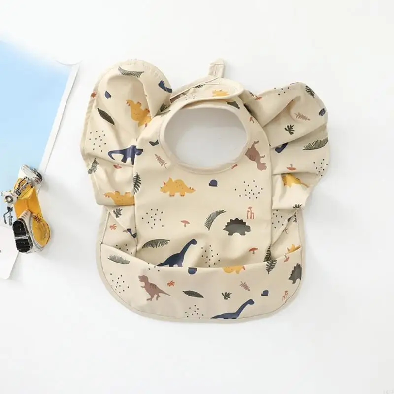 Fashionable Winged Baby Drooling Bib Wipeable Lightweight Polyester Burp Cloth - Image 5