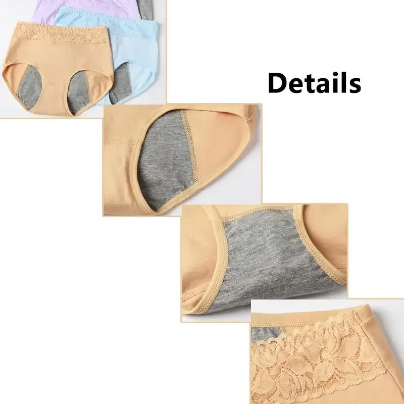 Female Physiological Pants Leak Proof Menstrual Women Underwear Period Panties Cotton Health Seamless Briefs In the waist Warm - Image 5