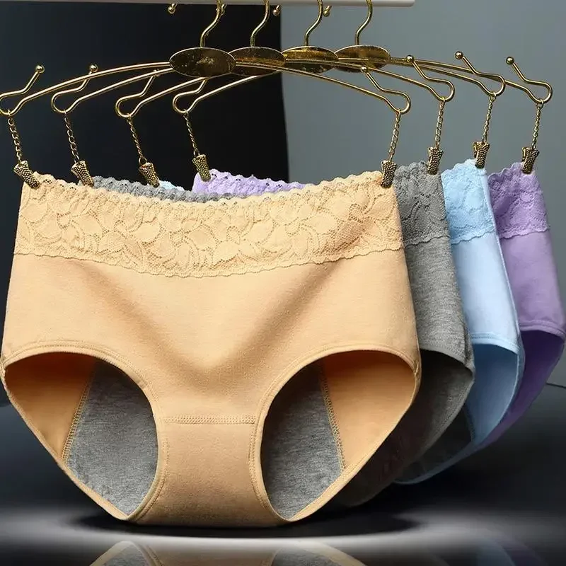 Female Physiological Pants Leak Proof Menstrual Women Underwear Period Panties Cotton Health Seamless Briefs In the waist Warm - Image 6