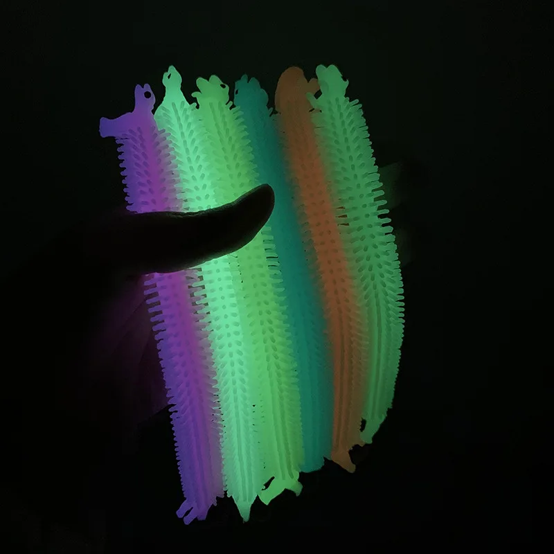 Fidget Stretchy Strings Toys Anti Anxiety Luminous Sensory Unicorn Noodles Stress Relief Toys For Boys and Girls - Image 4