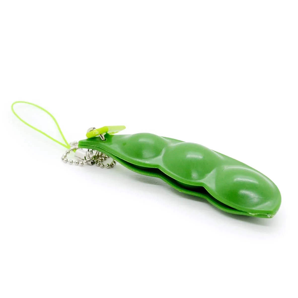Fidget Toys Key Chains Pack Decompression Edamame Squishy Squeeze Peanut Peas Beans Keychain Stress Relief Adult Toy Keychain - Image 3