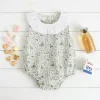 Floral Baby Clothing Summer Sleeveless Onesies Sweet Baby Girls Bodysuits