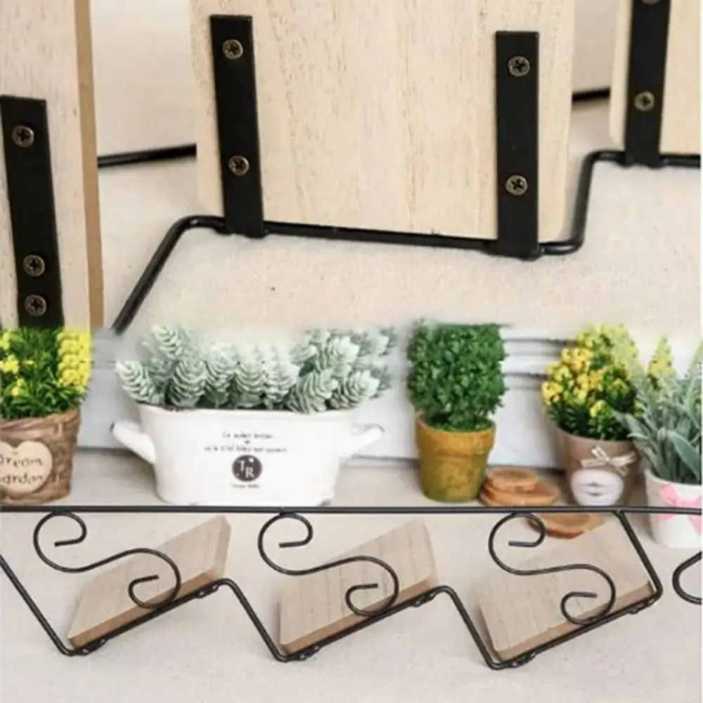 Flower Shelf Wall Mount Potted Plant Flower Rack Figurines Wall Shelves Floating Shelf Home Decor Cafe Clothing Store Wall Shelf - Image 2