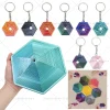 Fractal Fidget Hexagon Playing Sensory Anti-stress Toy 4cm/7cm/18cm Vortex Thread Illusion Fidget Toy Halloween Birthday Gift