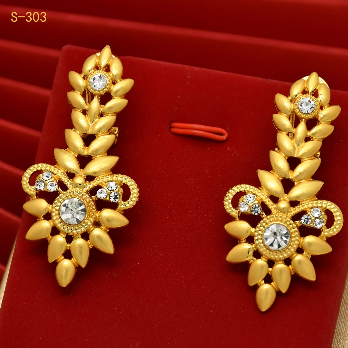France Luxury 24k Gold Color Jewelry Set For Women Dubai Bridal Wedding Necklace And Earrings Set African Choker Party Gifts - Image 6